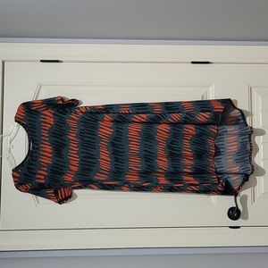 LuLaRoe Carly Dress Ladies Medium Green